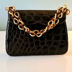Vintage Mid Century Alligator Purse